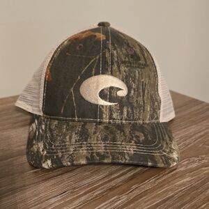 Camo Trucker Hat with Mesh Back Mossy Oak